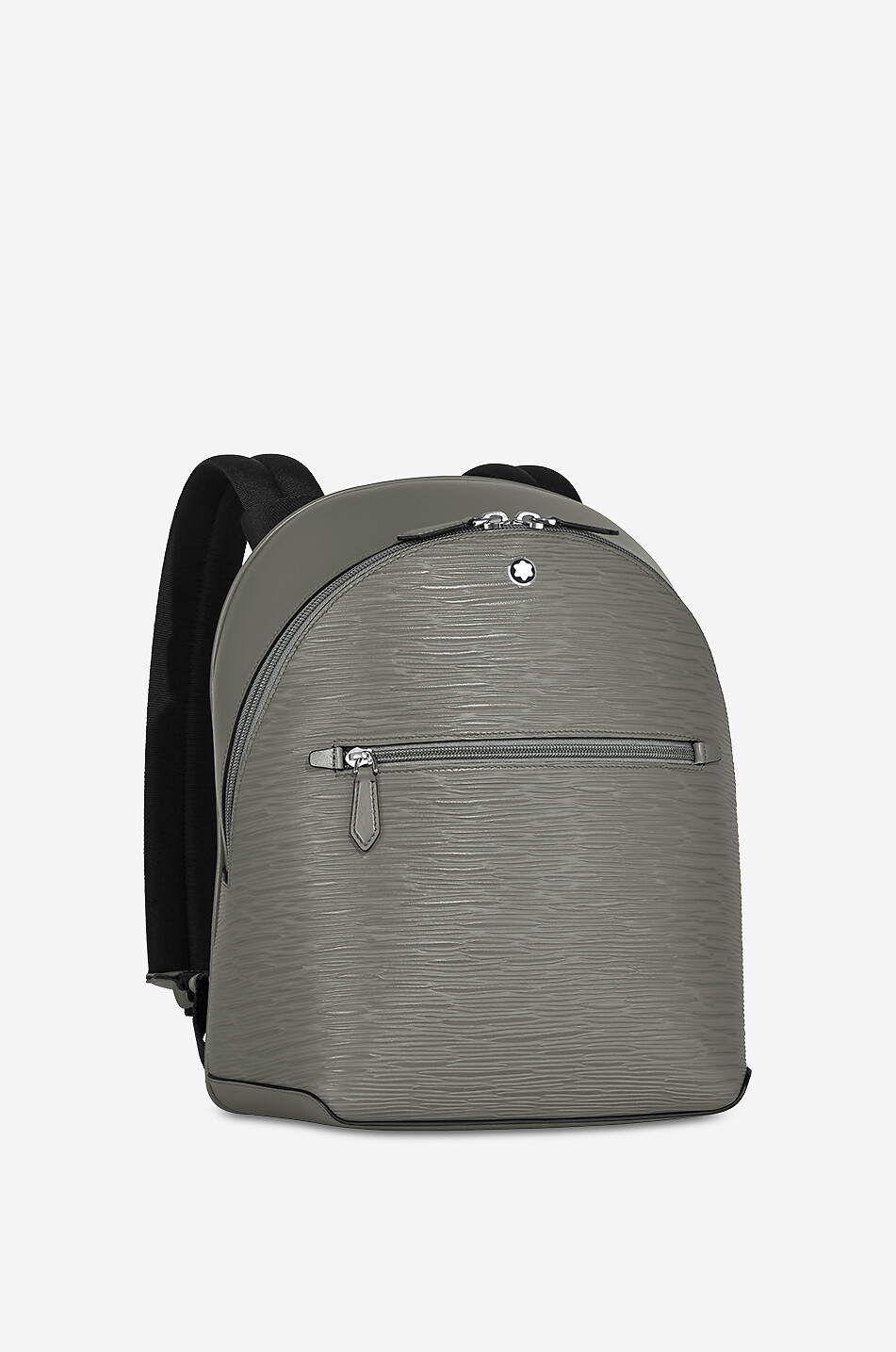 MONTBLANC 4810 Mini bark textured leather backpack Men GREY 2
