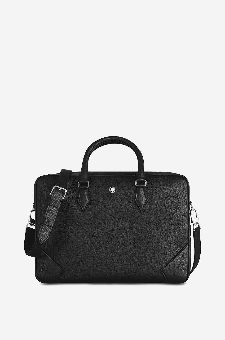 MONTBLANC Aktentasche aus Leder Soft Grain Herren SCHWARZ 1
