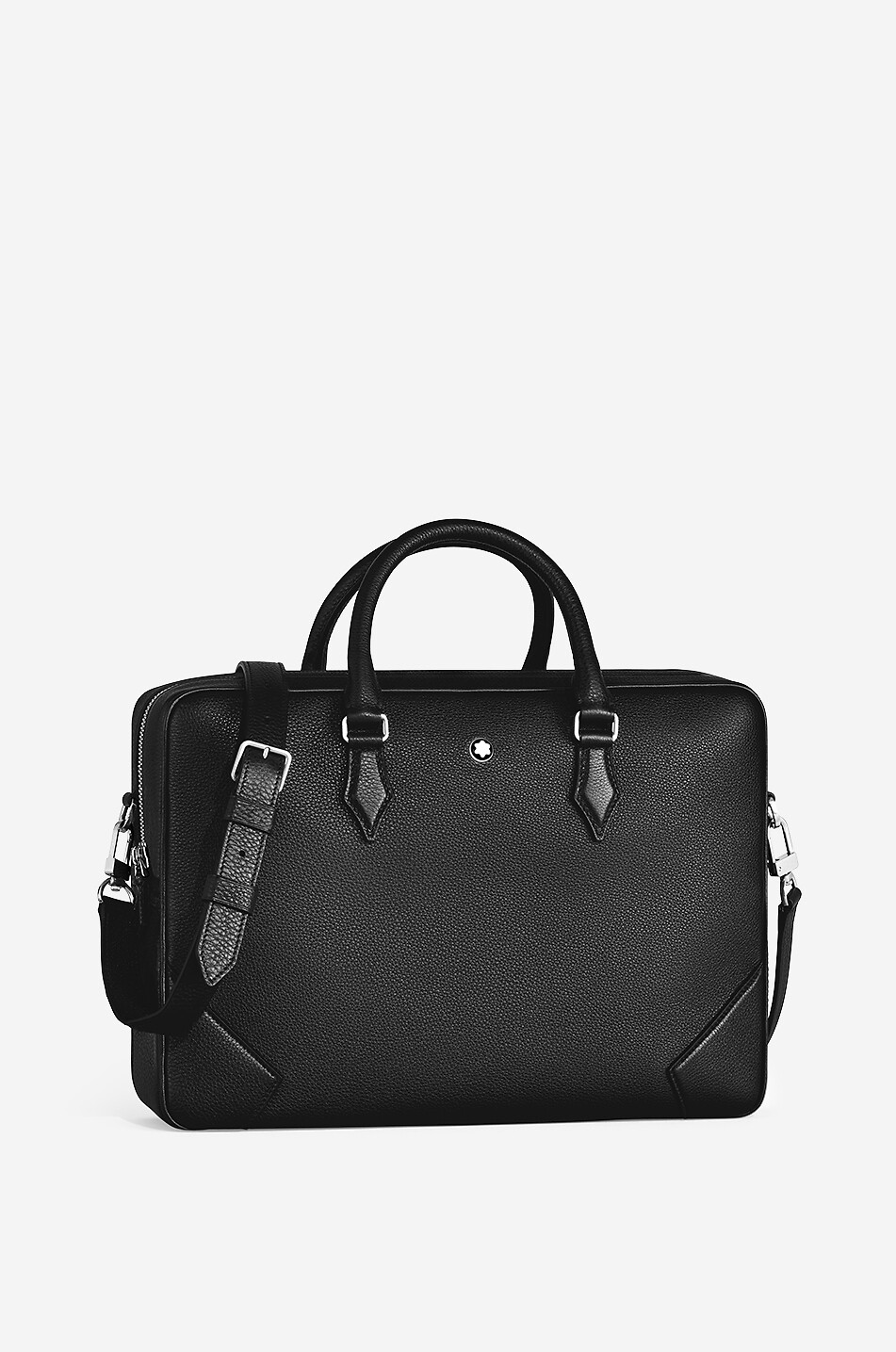 MONTBLANC Aktentasche aus Leder Soft Grain Herren SCHWARZ 2