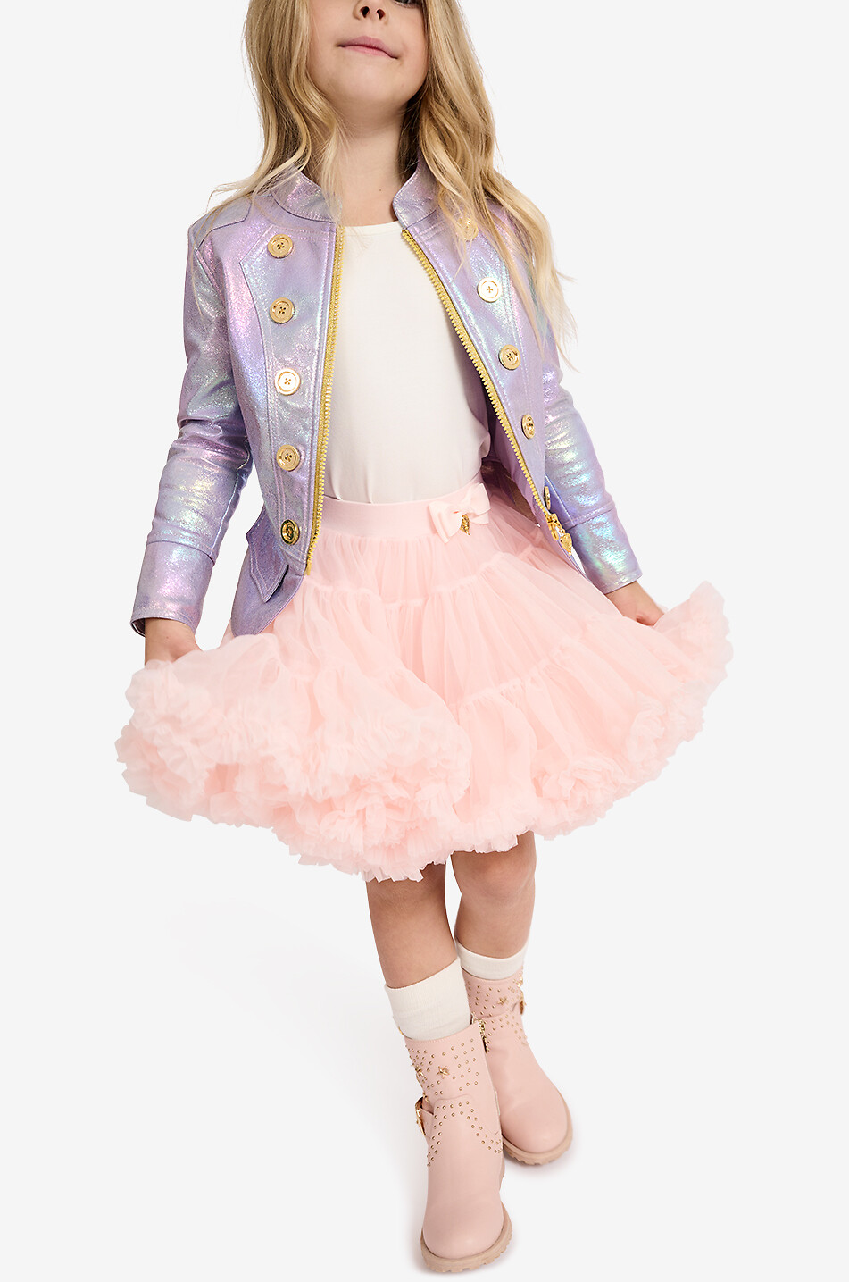 ANGEL'S FACE Minijupe en tulle fille Pixie Tutu Ballet Pink Fille ROSE CLAIR 4