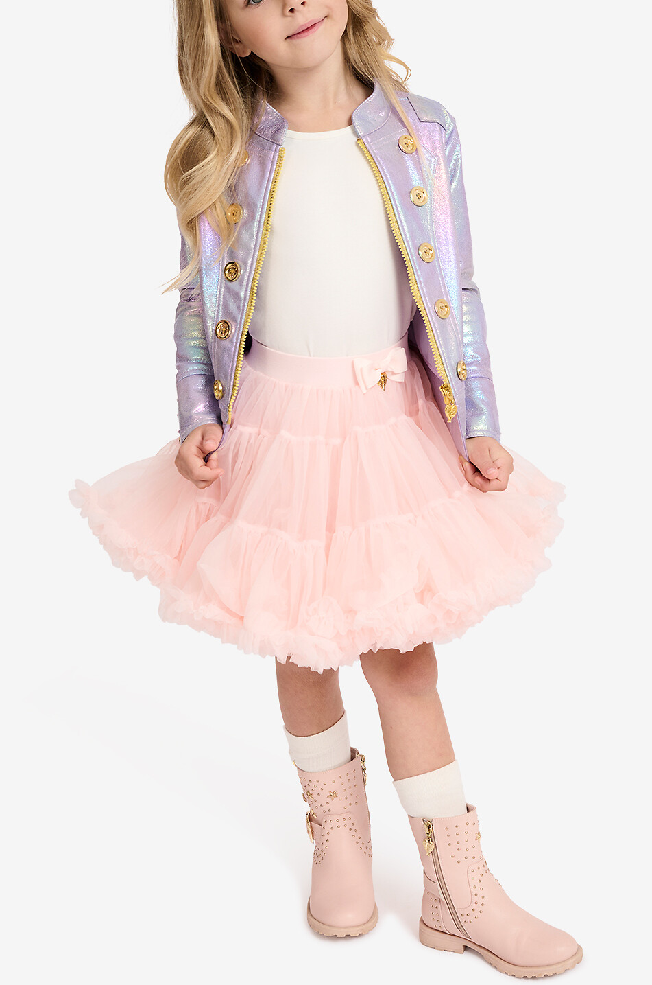 ANGEL'S FACE Minijupe en tulle fille Pixie Tutu Ballet Pink Fille ROSE CLAIR 2