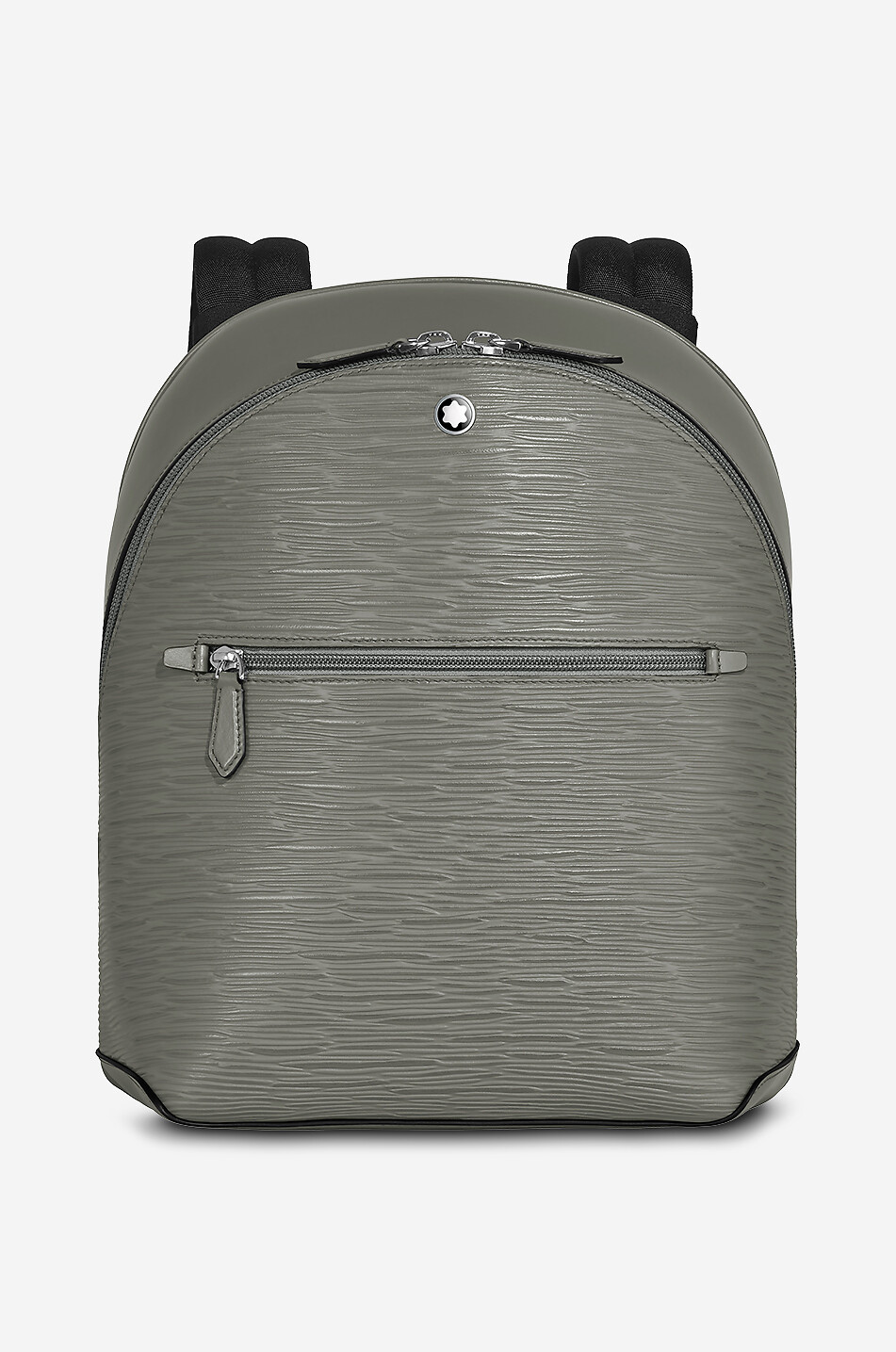 MONTBLANC 4810 Mini bark textured leather backpack Men GREY 1