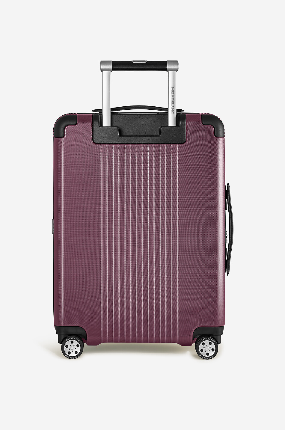 MONTBLANC Trolley cabine détail cuir  #MY4810 Cassis Homme ROUGE FONCÉ 4