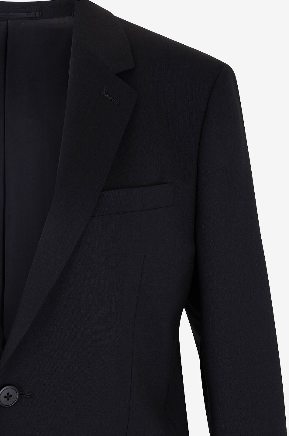 Gerader Blazer aus Wollstretch Chambers