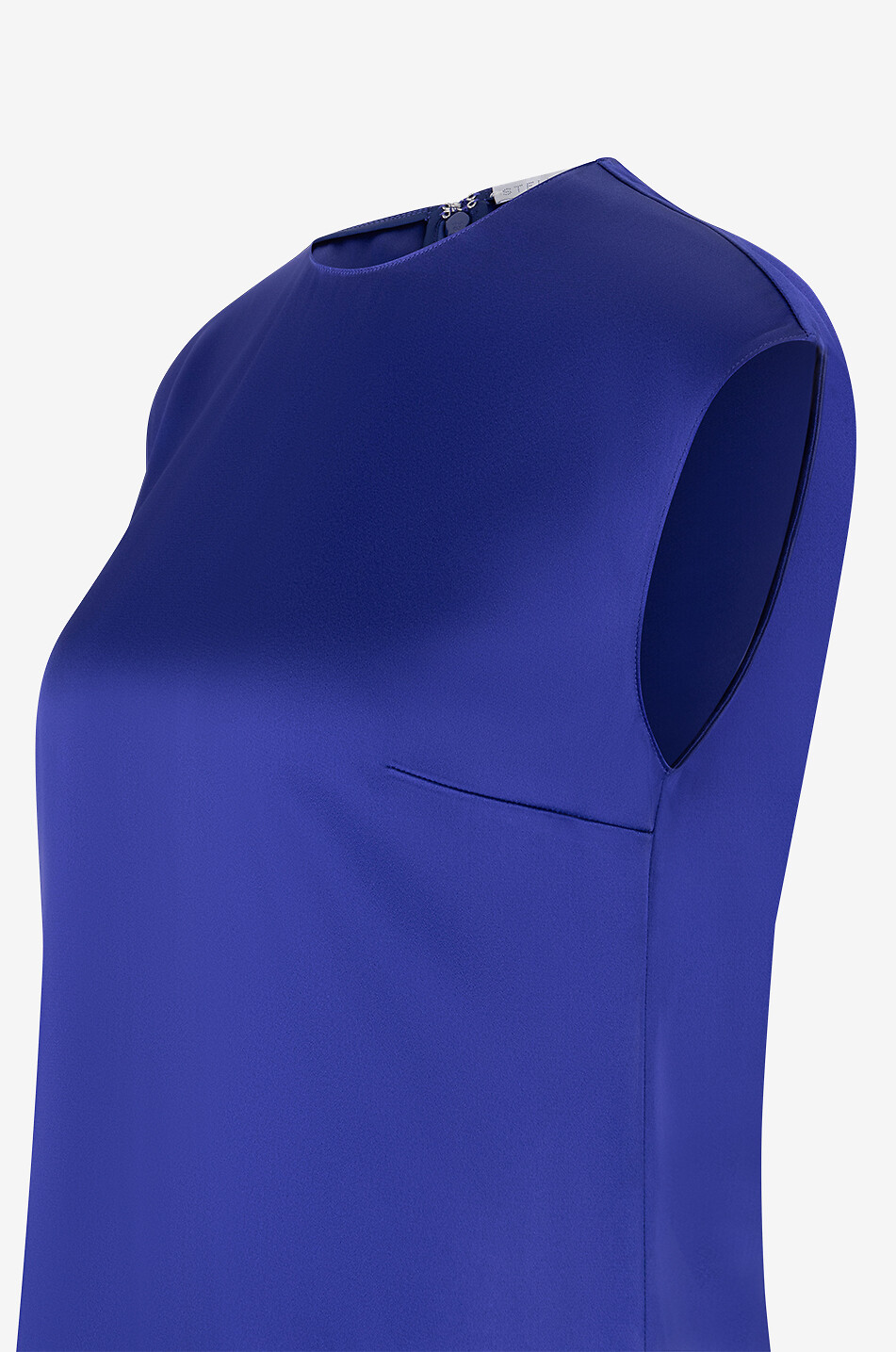 Top sans manches en satin