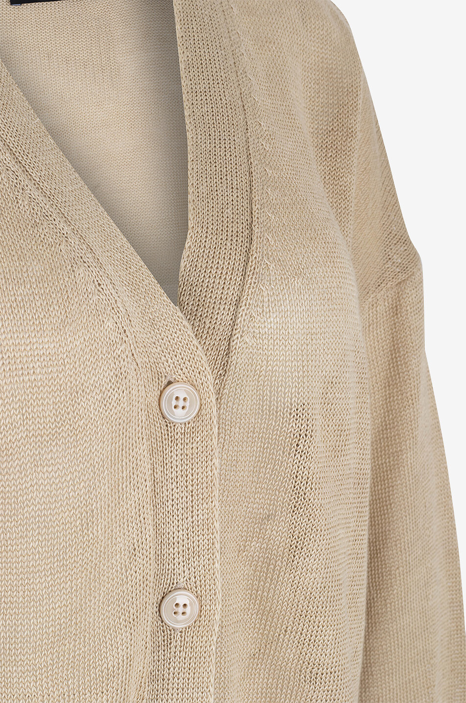 Cardigan boxy en lin Daniela