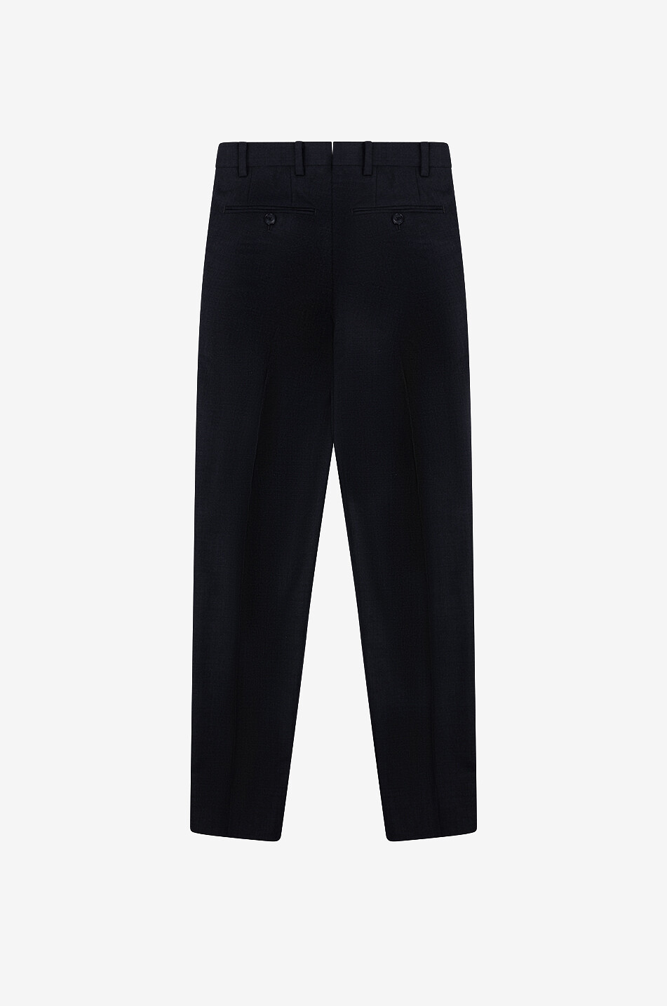 Slim-Fit-Hose aus meliertem Woll-Twill