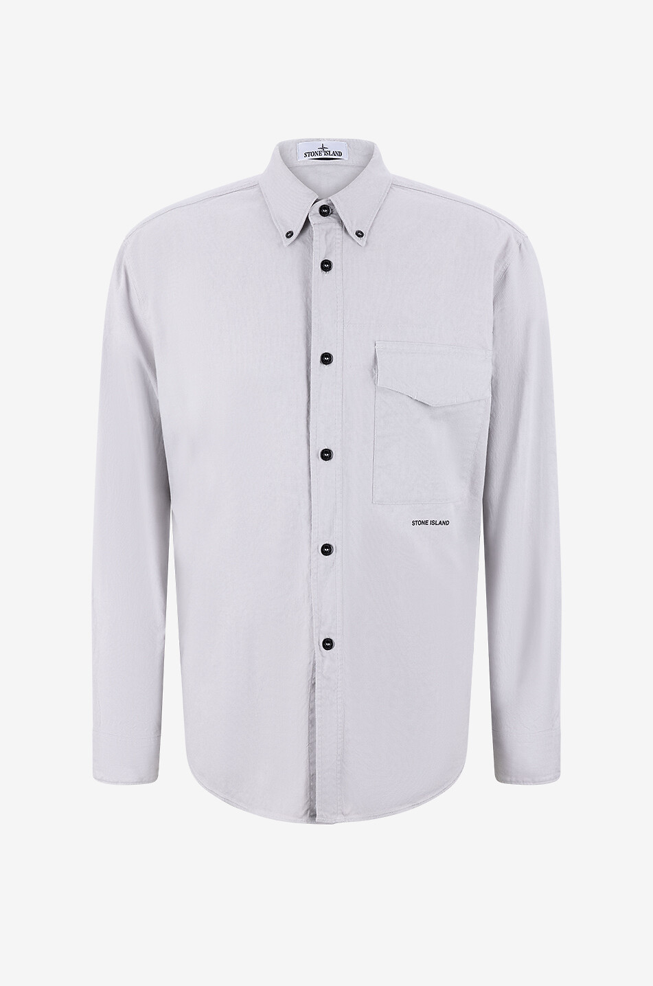 STONE ISLAND 11702 cotton canvas overshirt Men GREY 1
