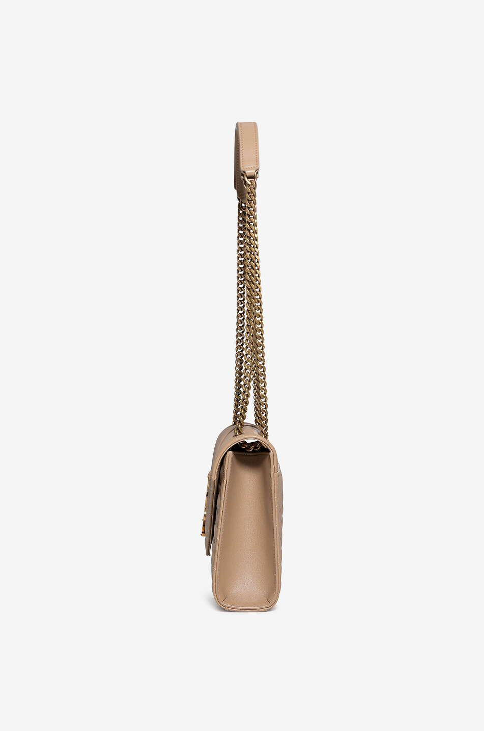 SAINT LAURENT PARIS Schultertasche aus Nappaleder Envelope Medium Mix Matelassé Damen Mittle beige 4