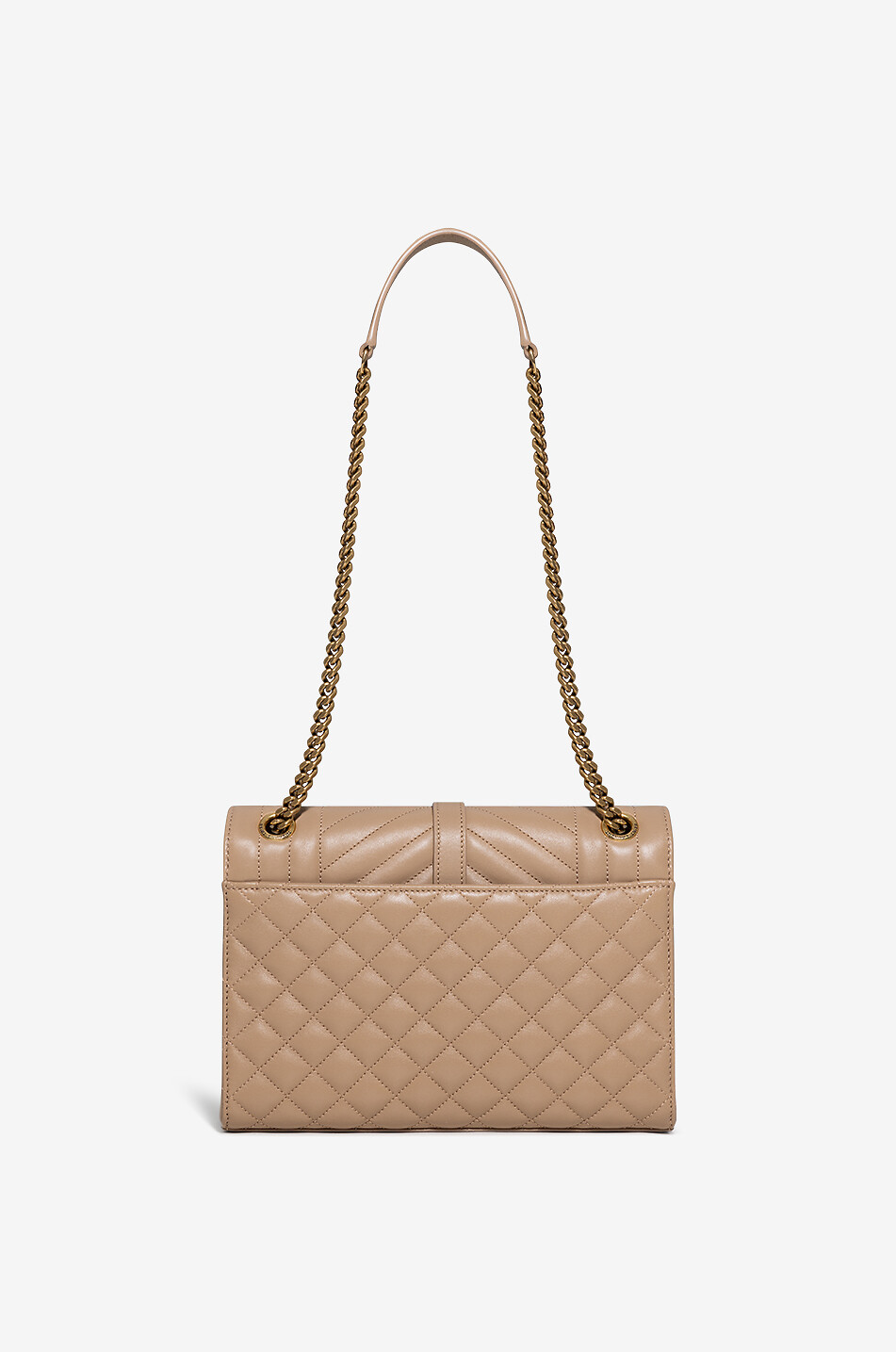 SAINT LAURENT PARIS Schultertasche aus Nappaleder Envelope Medium Mix Matelassé Damen Mittle beige 3