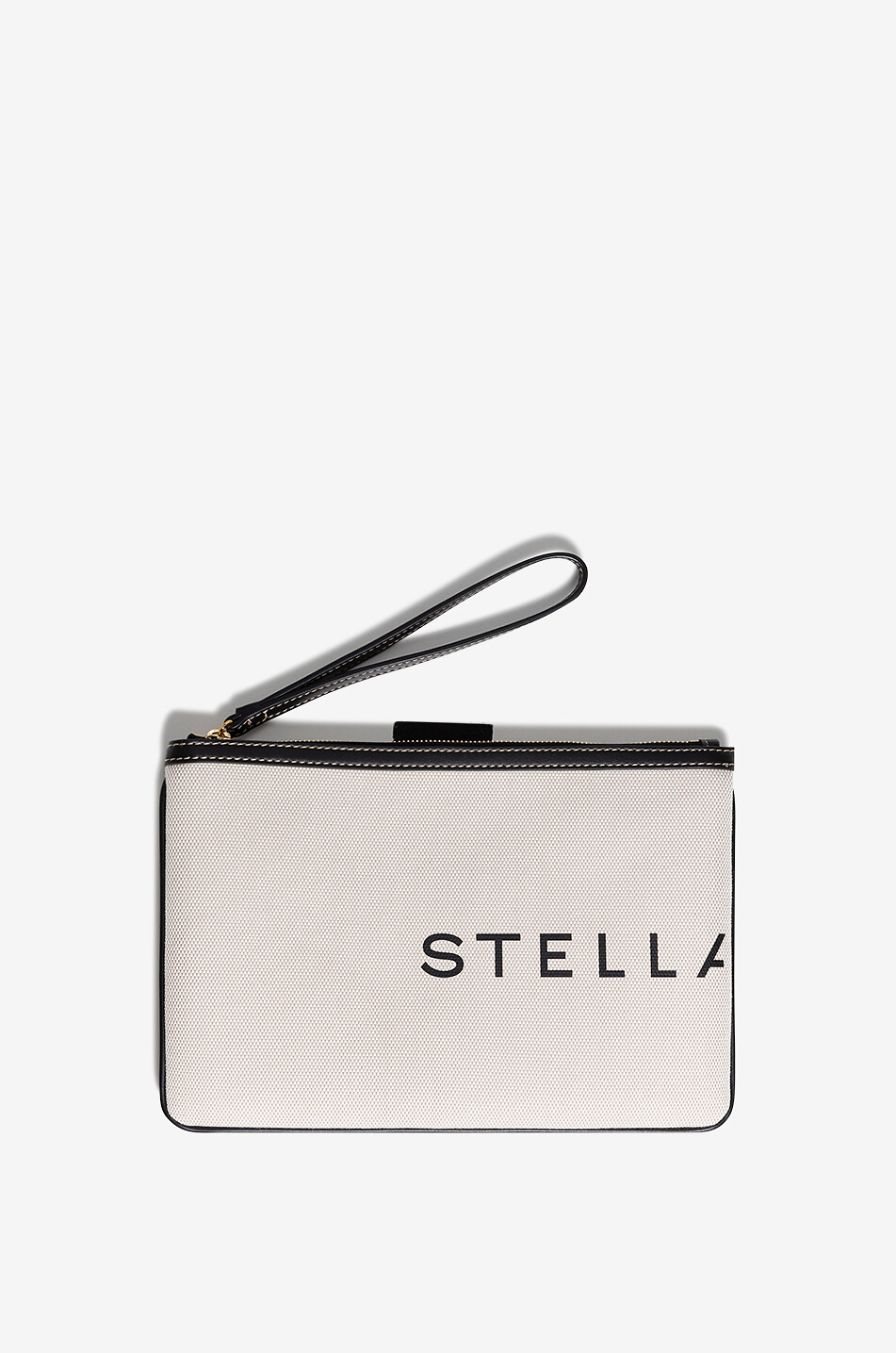 STELLA McCARTNEY Pochette en toile et cuir vegan SMC Femme BLANC CASSE 2