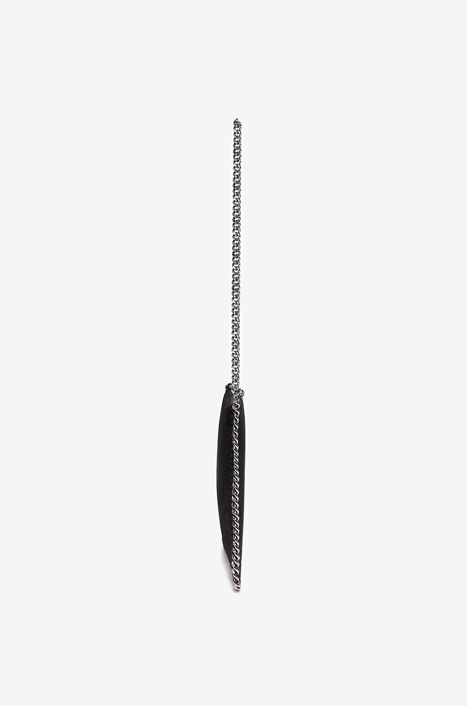 STELLA McCARTNEY Falabella Shaggy Deer chain clutch in vegan suede Women BLACK 4