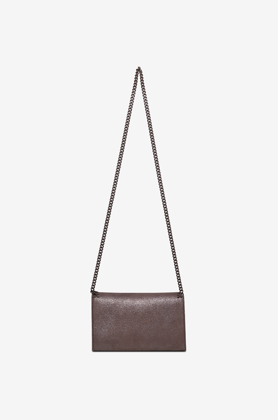 STELLA McCARTNEY Schultertasche aus veganem Wildleder Falabella Shaggy Deer Mini Damen BRAUN 3