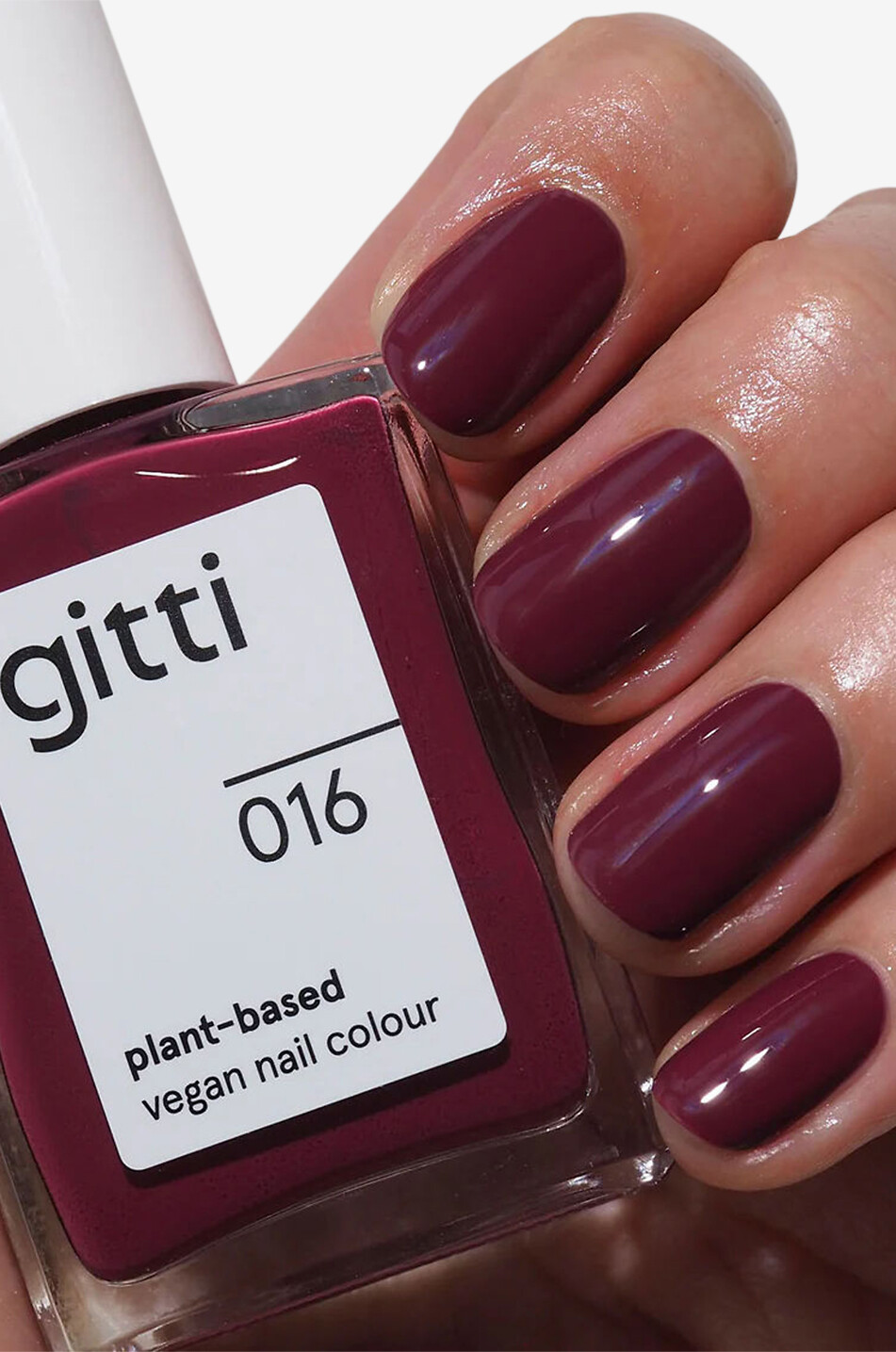 GITTI gitti no. 016 Wineberry plant-based nail polish - 15 ml Women Colourless 4