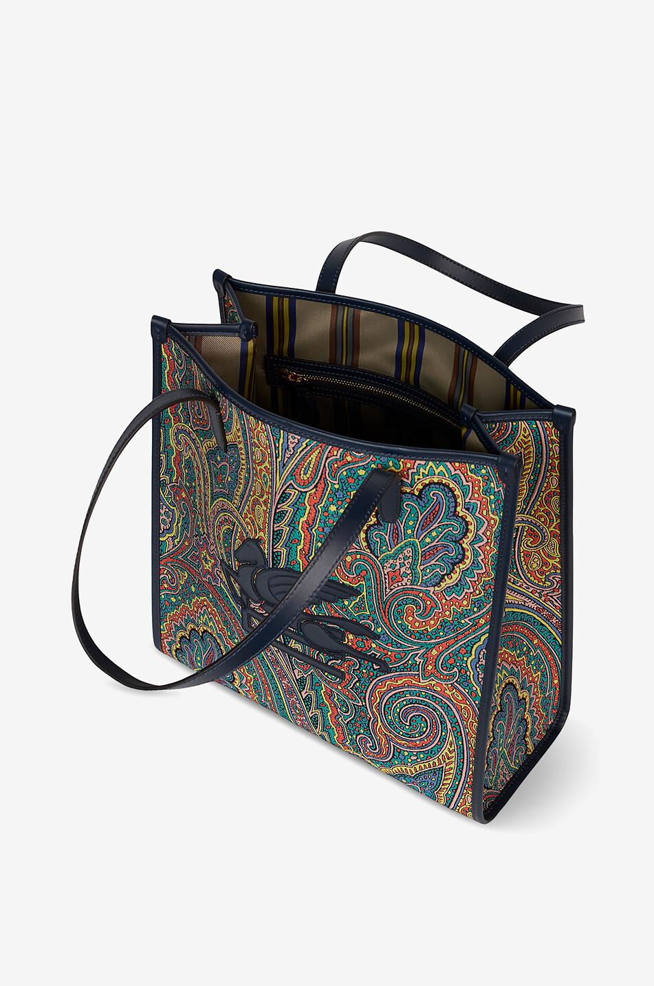 ETRO Love Trotter Medium Paisley jacquard tote bag Women MULTI COLOURED 5