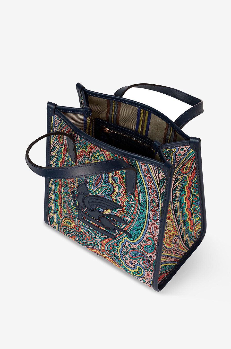 Sac cabas en jacquard Paisley Love Trotter Small