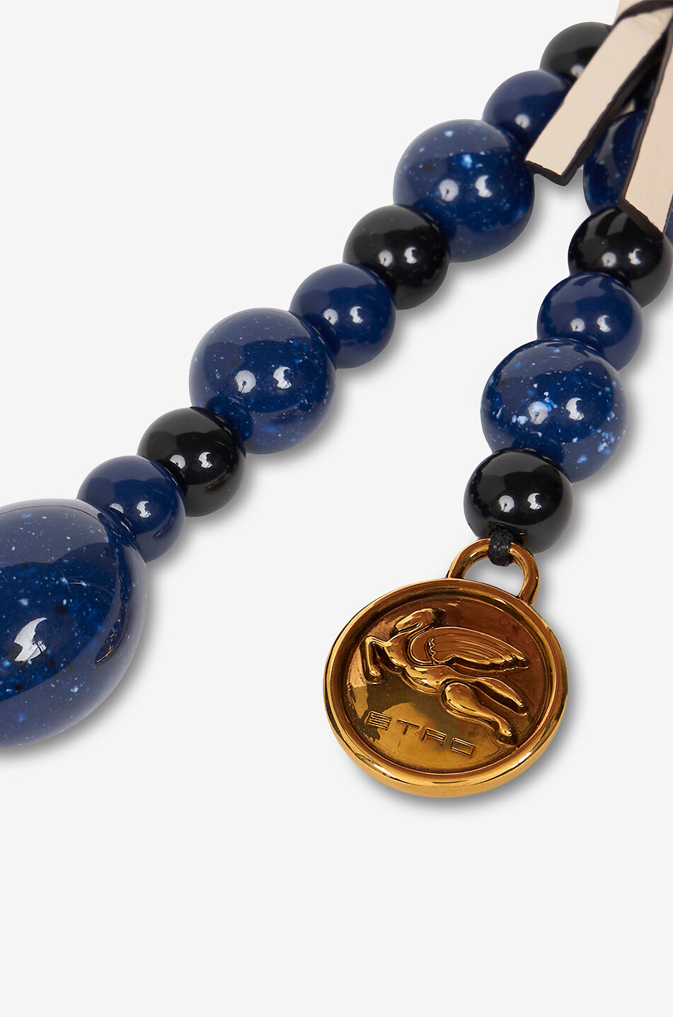 ETRO Charm pour sac à main en billes à médaille Pegaso Femme BLEU 2