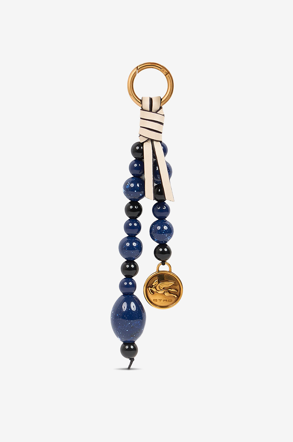 ETRO Charm pour sac à main en billes à médaille Pegaso Femme BLEU 3