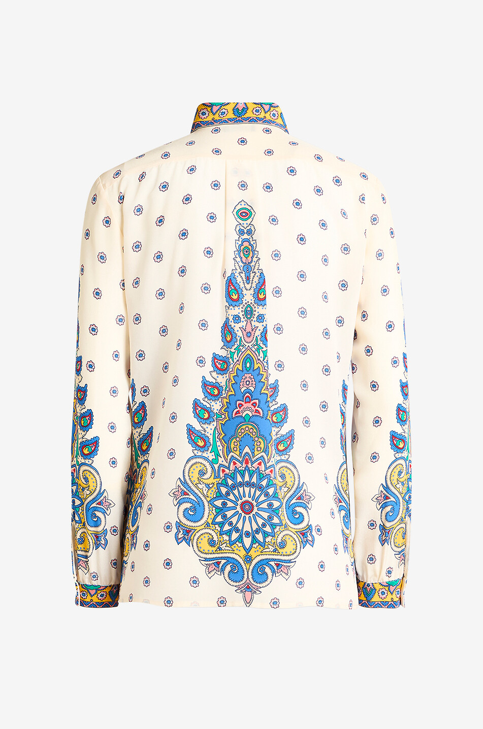 ETRO Chemise ajustée en crêpe de soie imprimée Paisley floral Femme MULTICOLORE 2