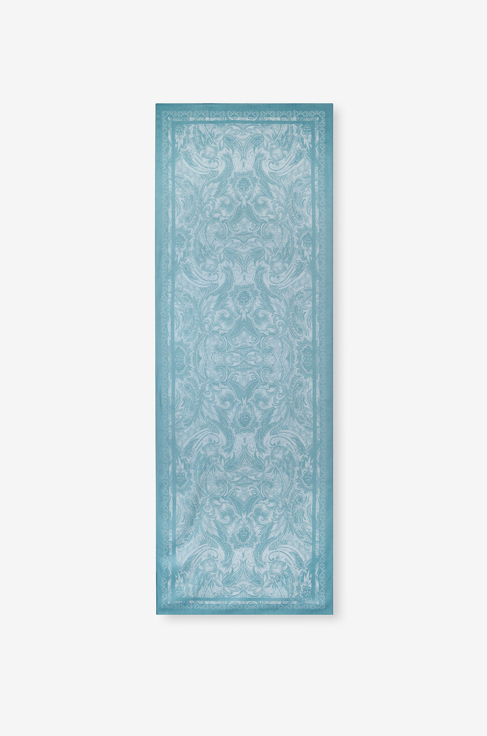 ETRO Schal aus Kaschmir und Seide mit Print Paisley Herren HELLBLAU 2
