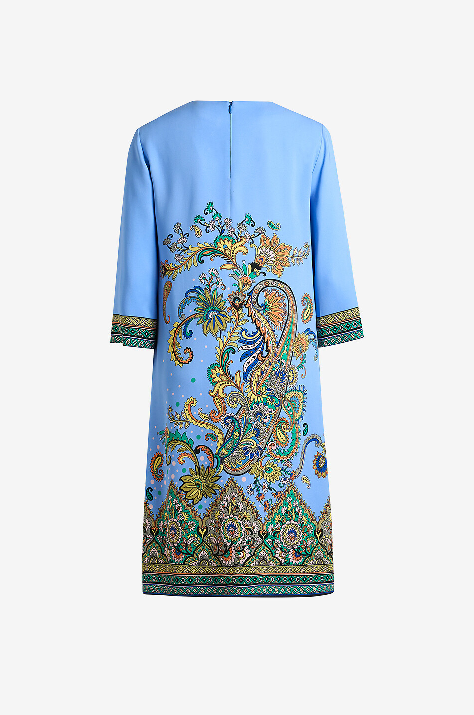 ETRO Paisley Medallion printed tunic dress in cady Women MULTI COLOURED 2