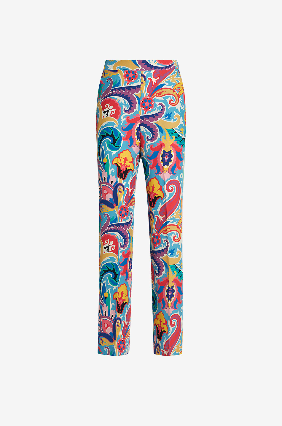 ETRO Palazzohose aus Seidencrêpe mit Paisleyprint Damen BUNT 1