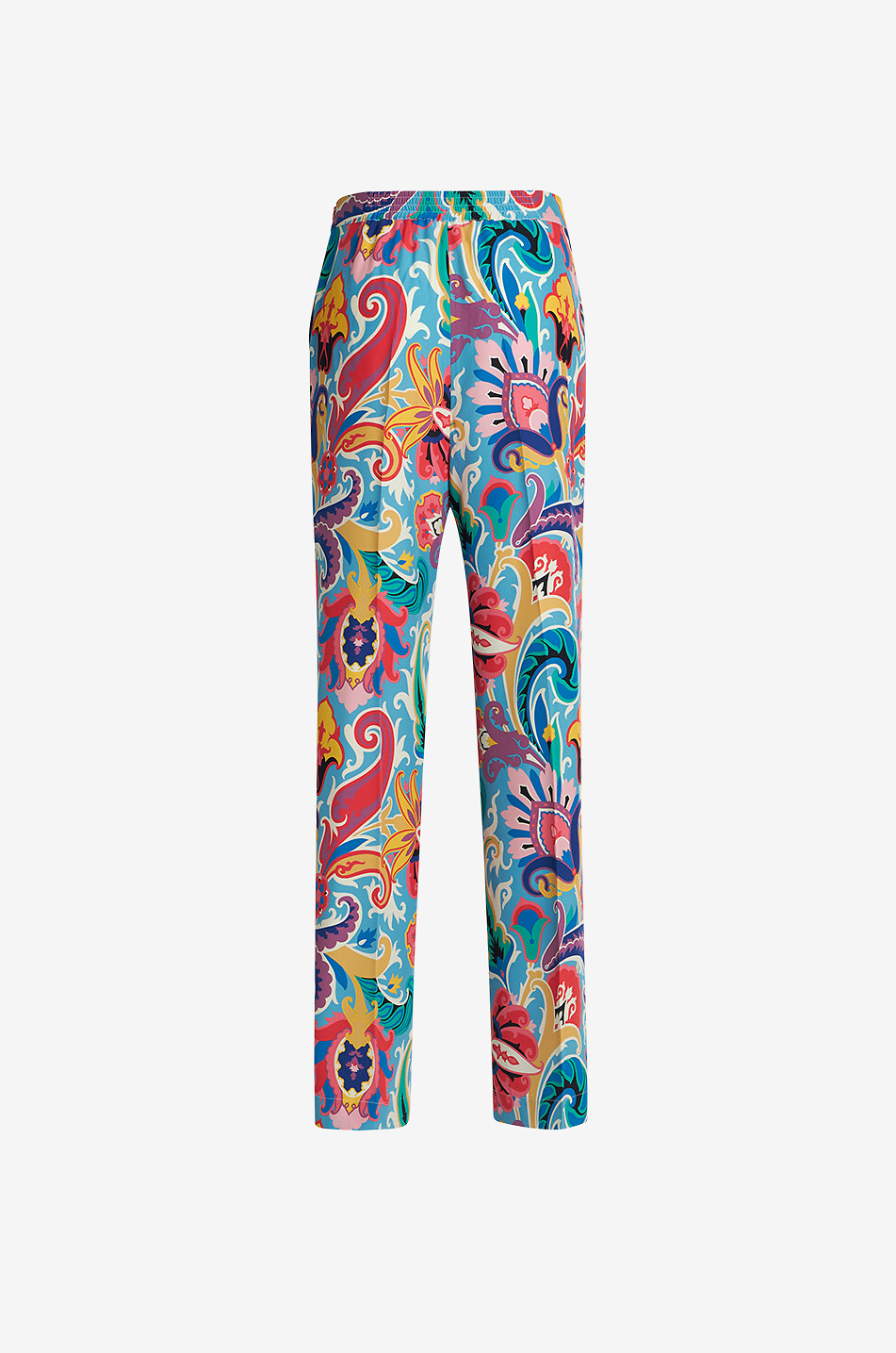 ETRO Palazzohose aus Seidencrêpe mit Paisleyprint Damen BUNT 2