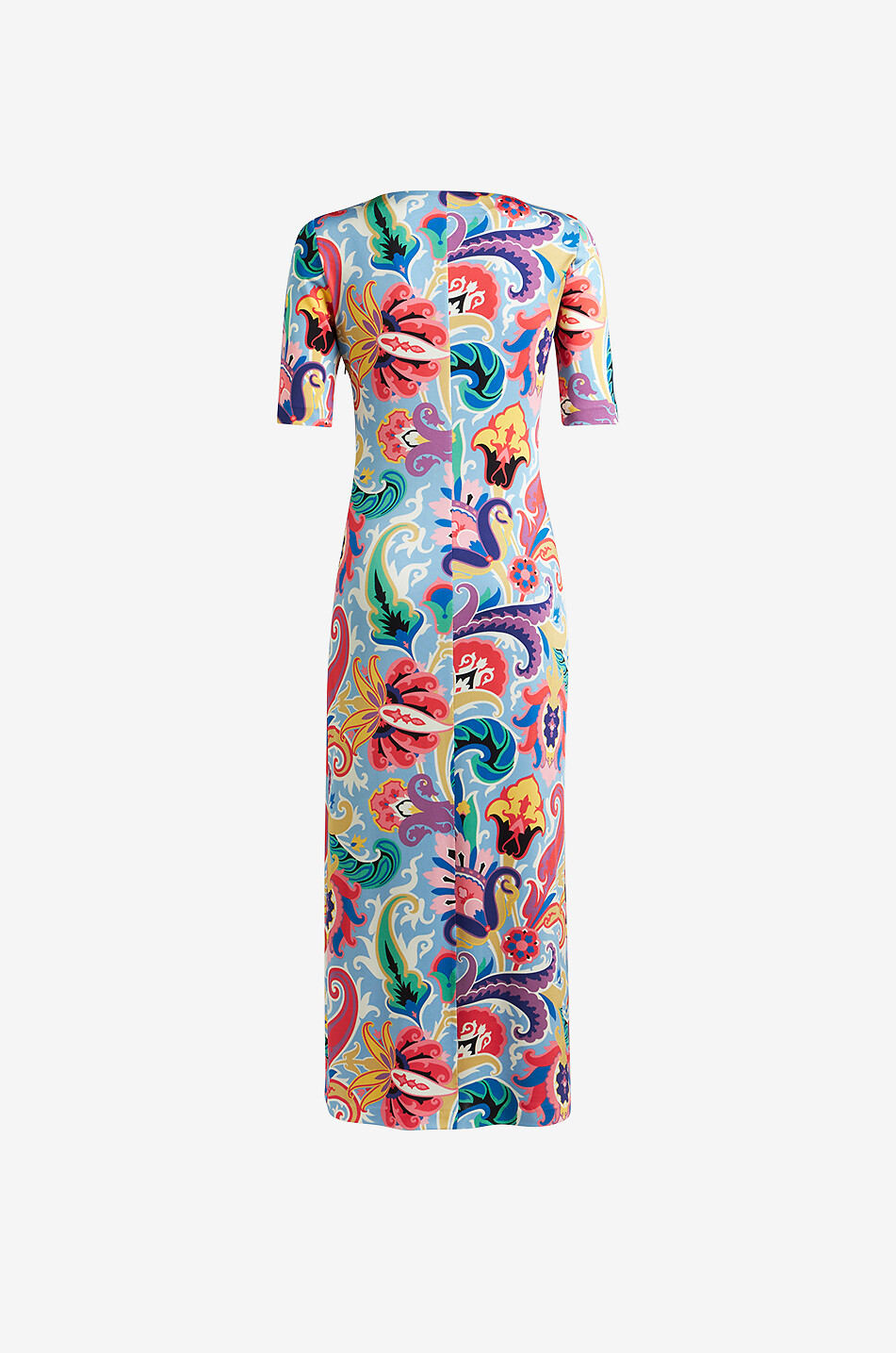 ETRO Midikleid aus fliessendem Jersey mit Paisley-Print Damen BUNT 2
