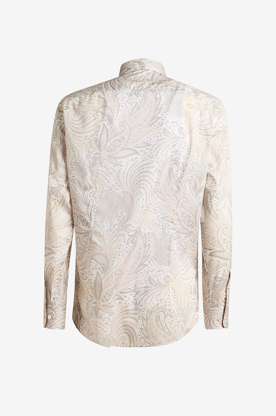ETRO Langarm-Hemd aus Baumwolle mit Paisley Ramage-Print Herren Hellbeige 2