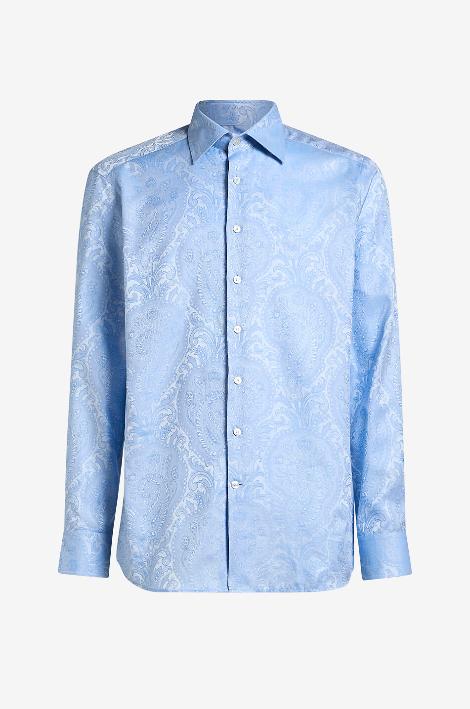 ETRO Paisley-Jacquard-Hemd im Roma-Schnitt Herren HELLBLAU 1