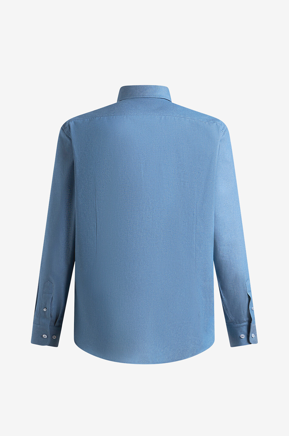 Leichtes Denim-Hemd mit Pegaso-Stickerei