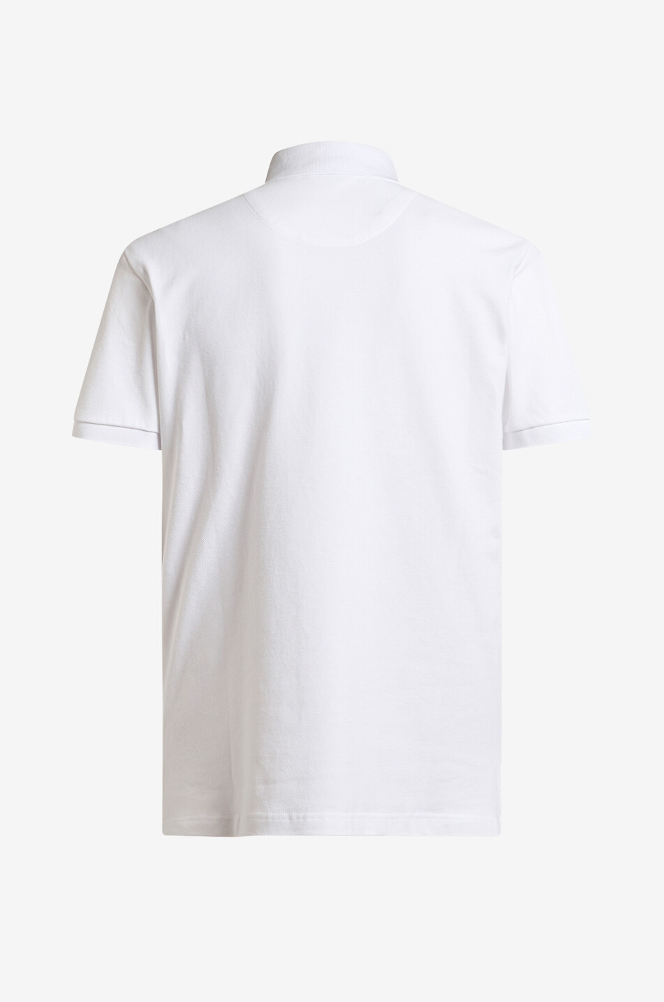 Pegaso embroidered short-sleeved monochrome polo shirt