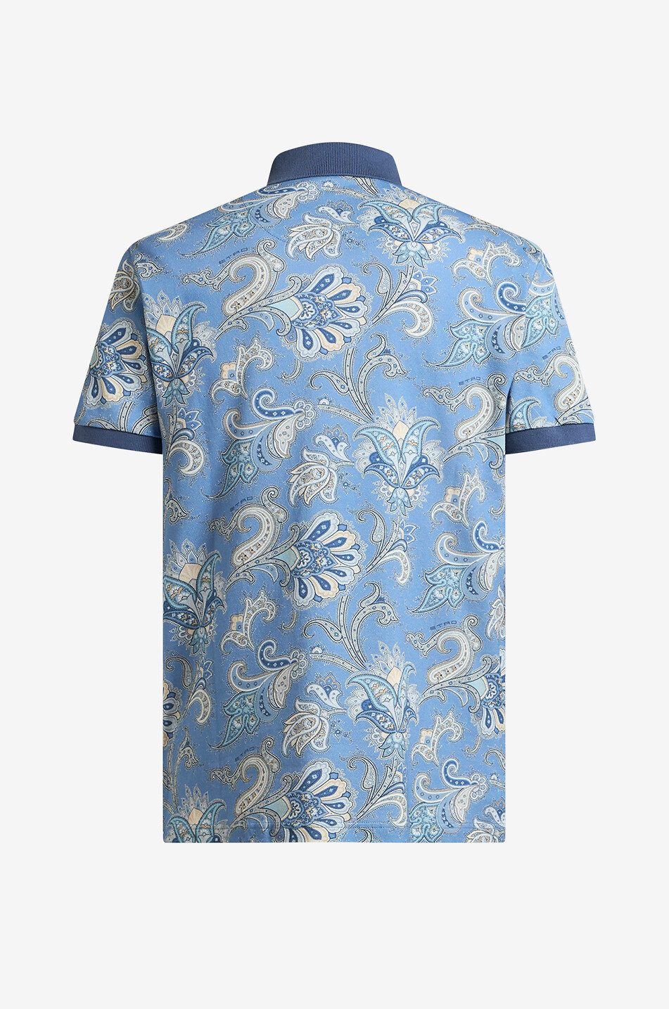 Polo à manches courtes imprimé Paisley floral
