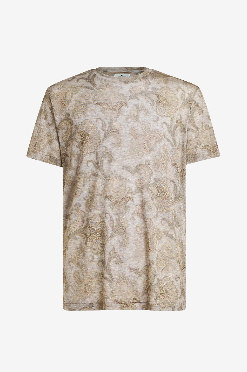 ETRO Jersey-T-Shirt mit Paisley-Print Herren BRAUN 1