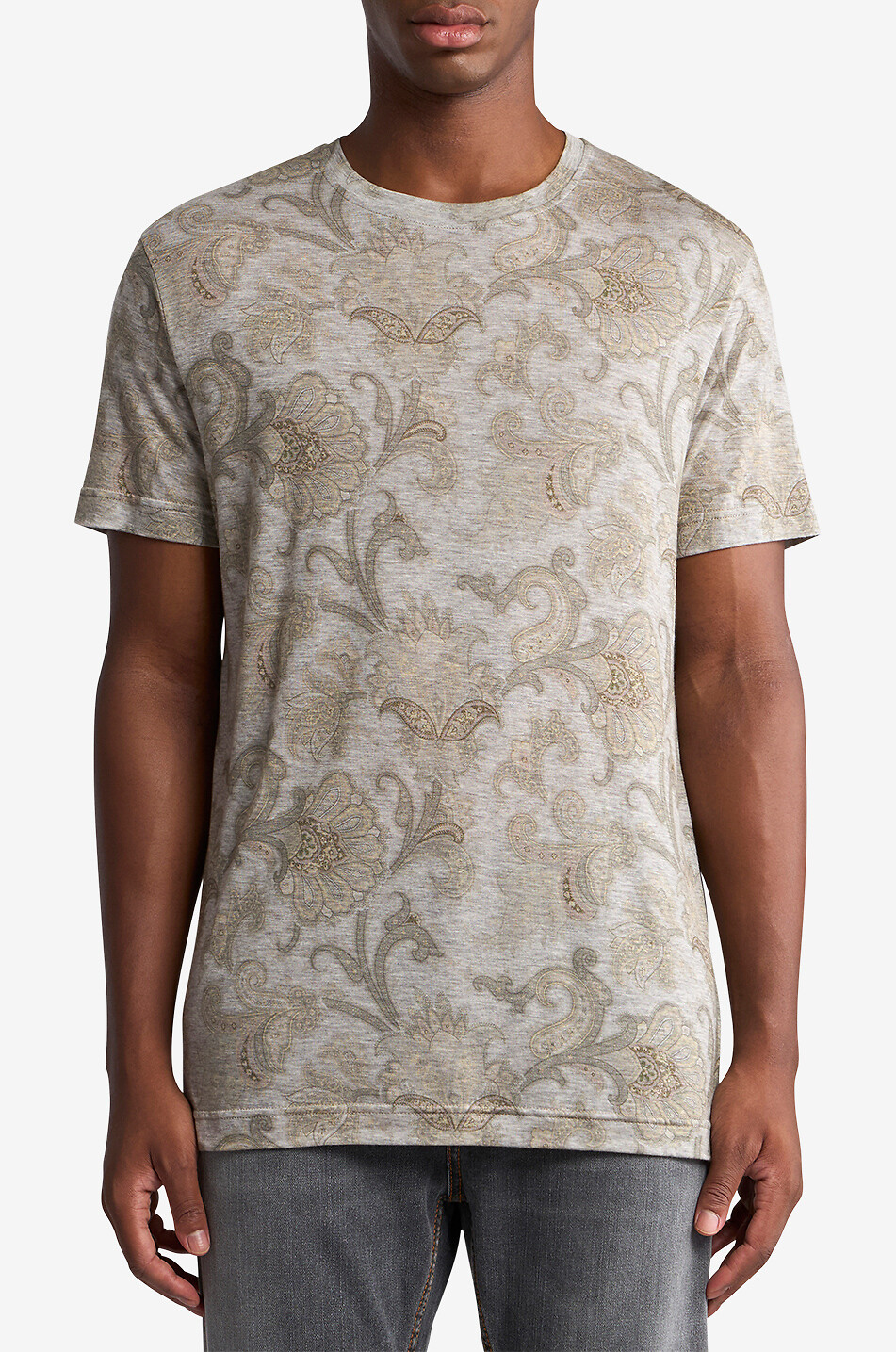 ETRO Jersey-T-Shirt mit Paisley-Print Herren BRAUN 3