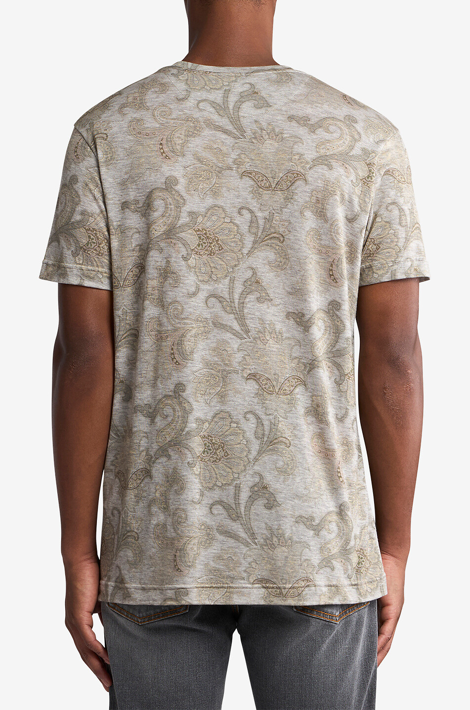 ETRO Jersey-T-Shirt mit Paisley-Print Herren BRAUN 4