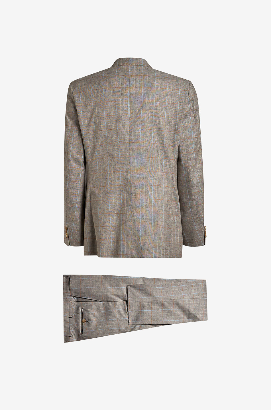 ETRO Zweiteiliger Wollmix-Anzug mit Glencheck-Karos Herren BRAUN 2