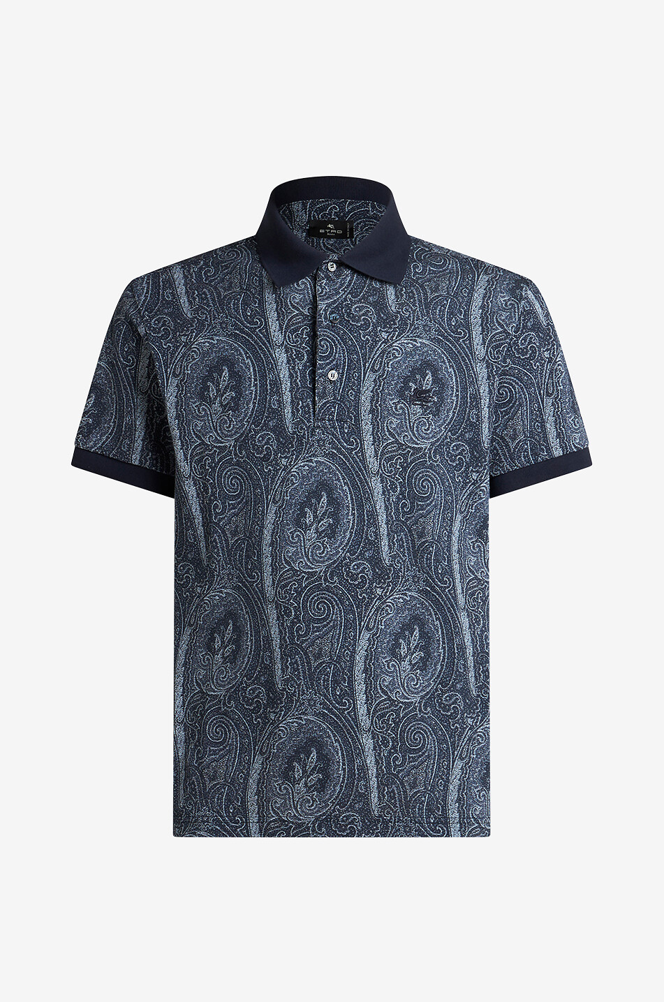 Baumwoll-Piqué-Polohemd mit kurzen Ärmeln Paisley Ramage