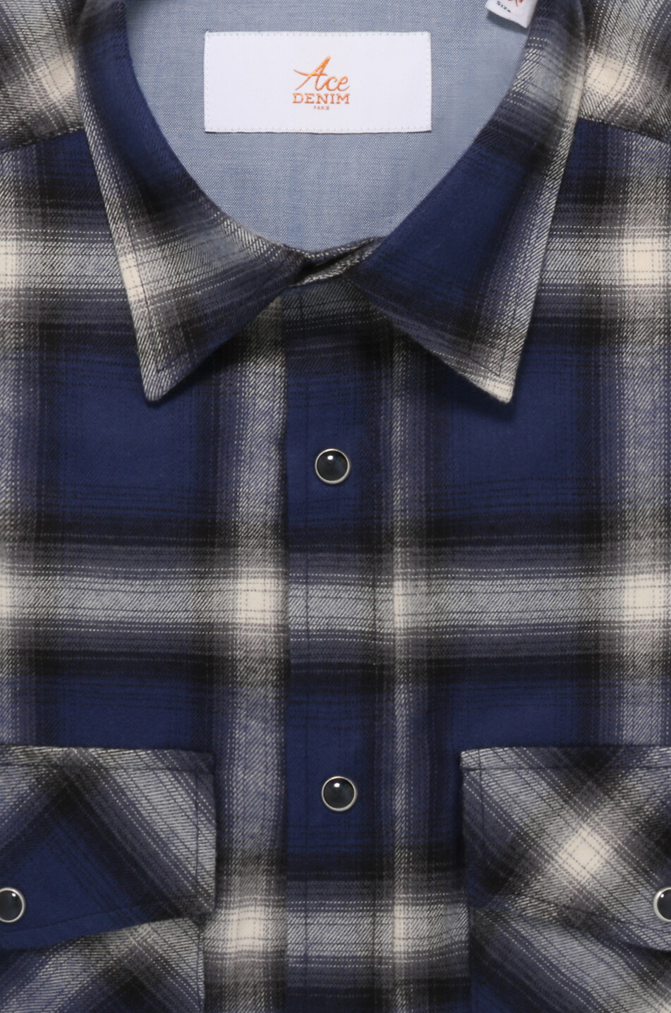 Japan Flanella checked long-sleeved shirt