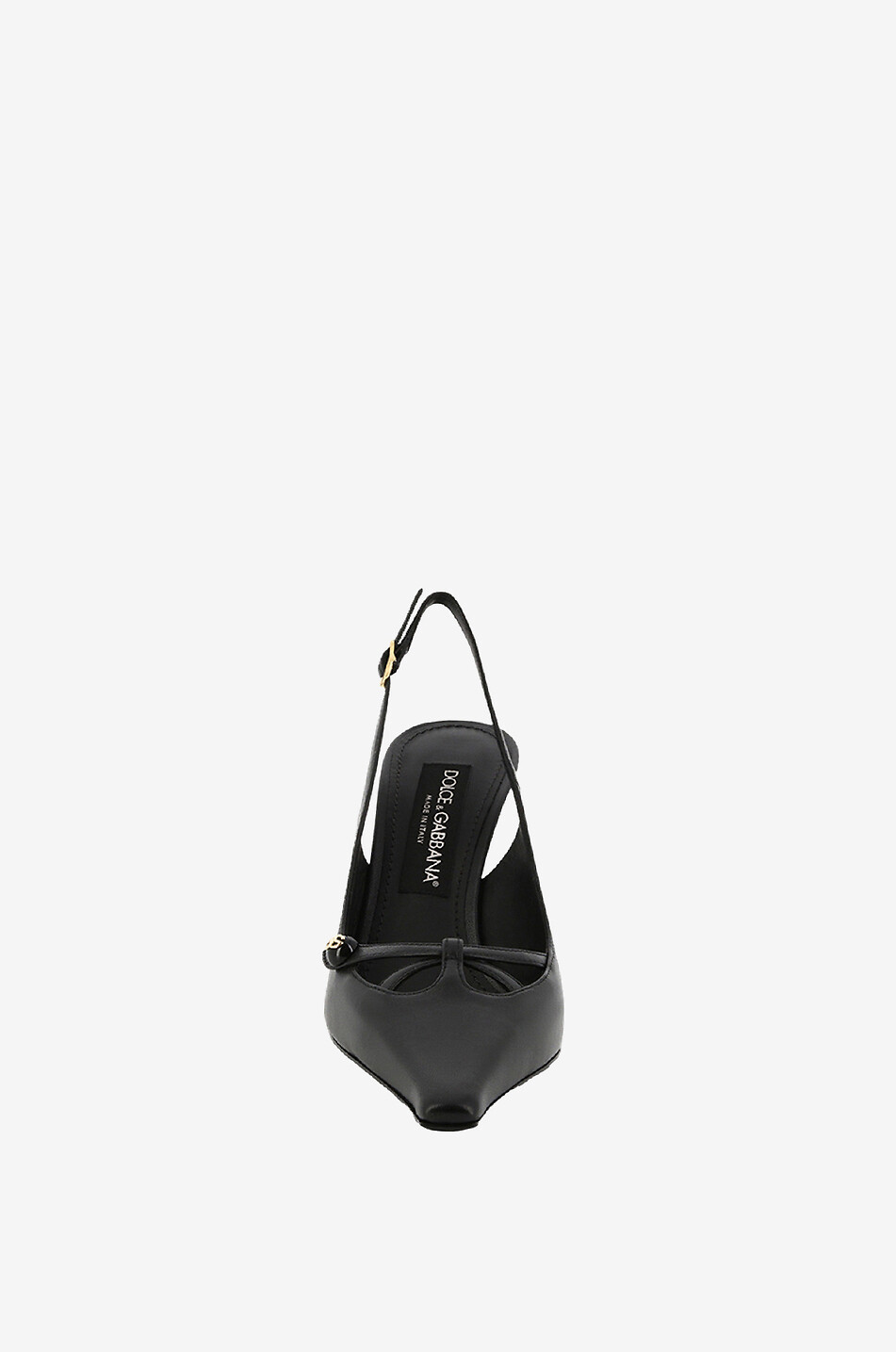DOLCE & GABBANA Slingback-Pumps aus Nappaleder Mun 90 Damen SCHWARZ 2