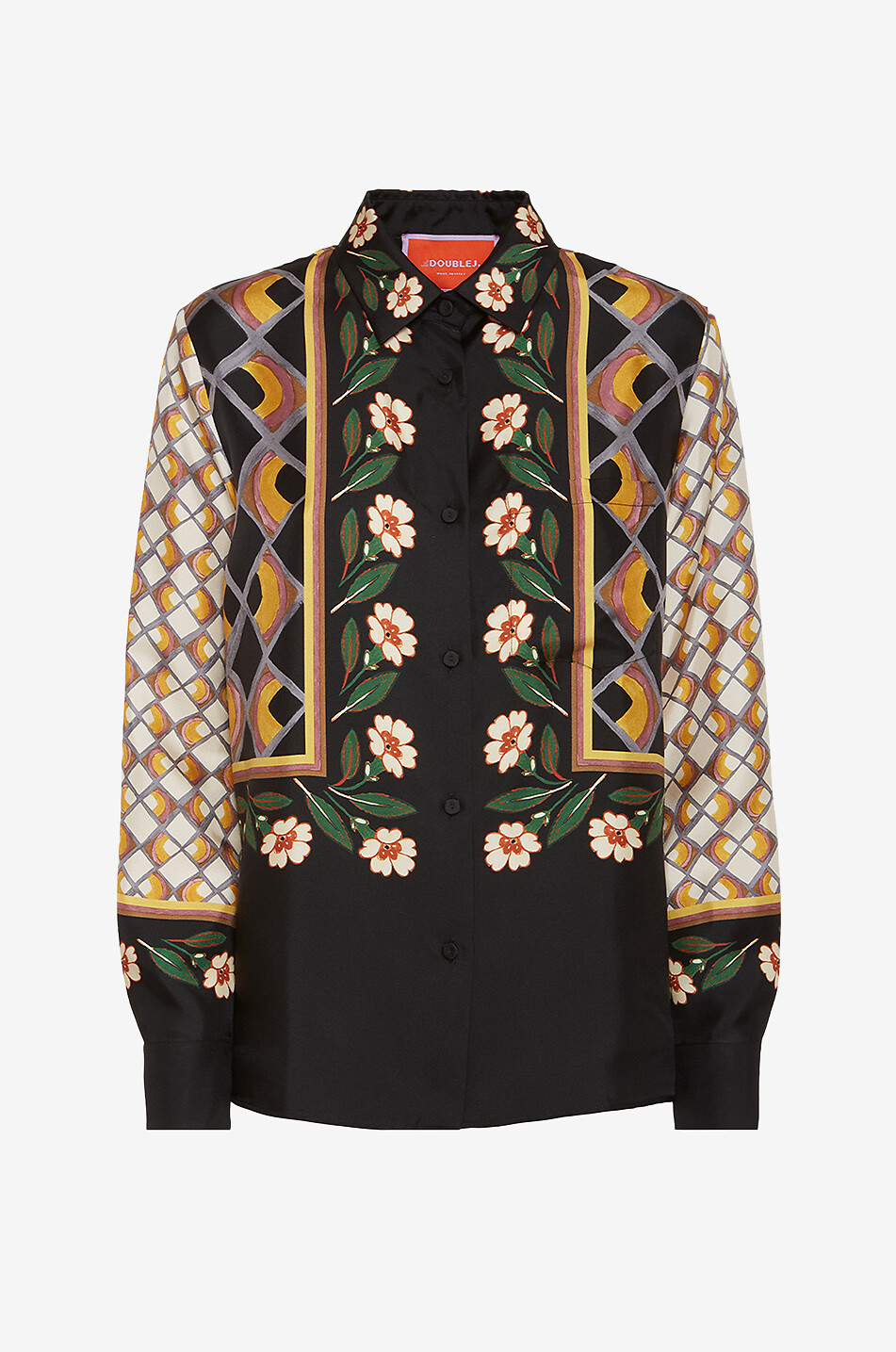 Langärmeliges Hemd aus Seide Boy Dazed Placée