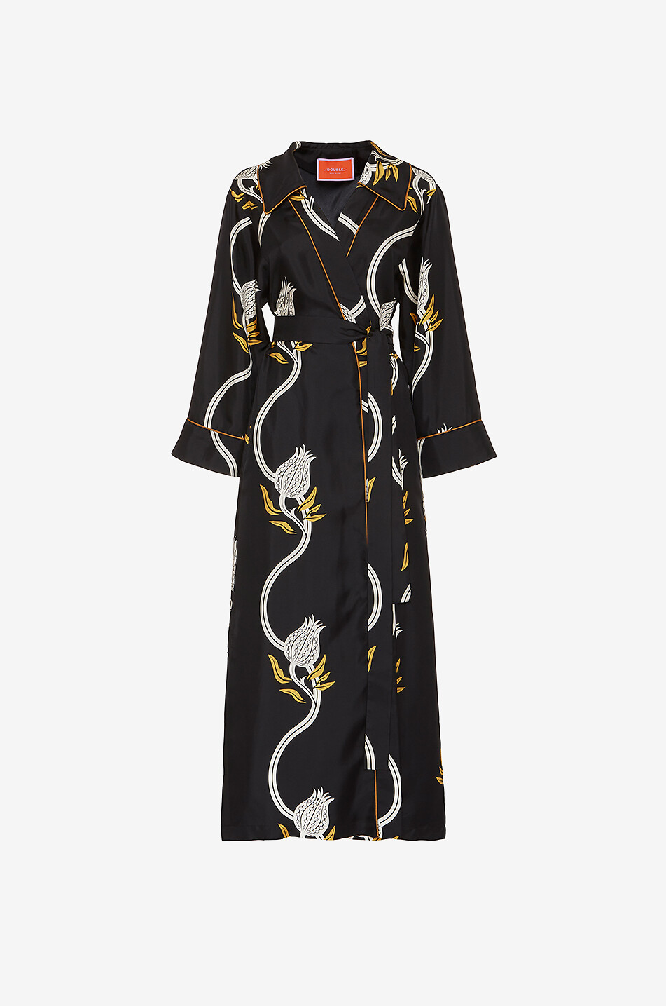 LA DOUBLEJ Midnight Melograno silk long dress Women MULTI COLOURED 1