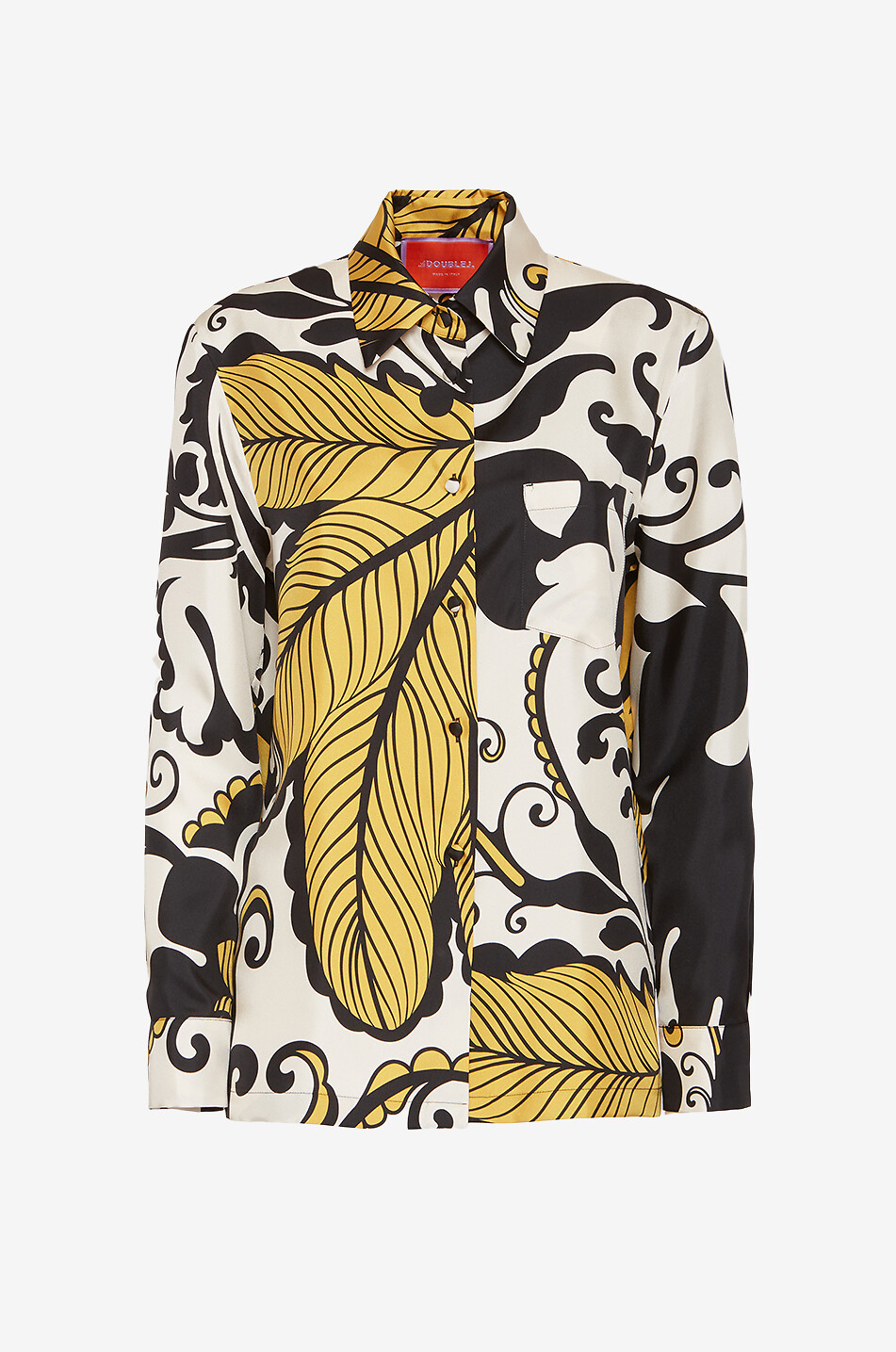 LA DOUBLEJ Boy Marea silk long-sleeved shirt Women MULTI COLOURED 1
