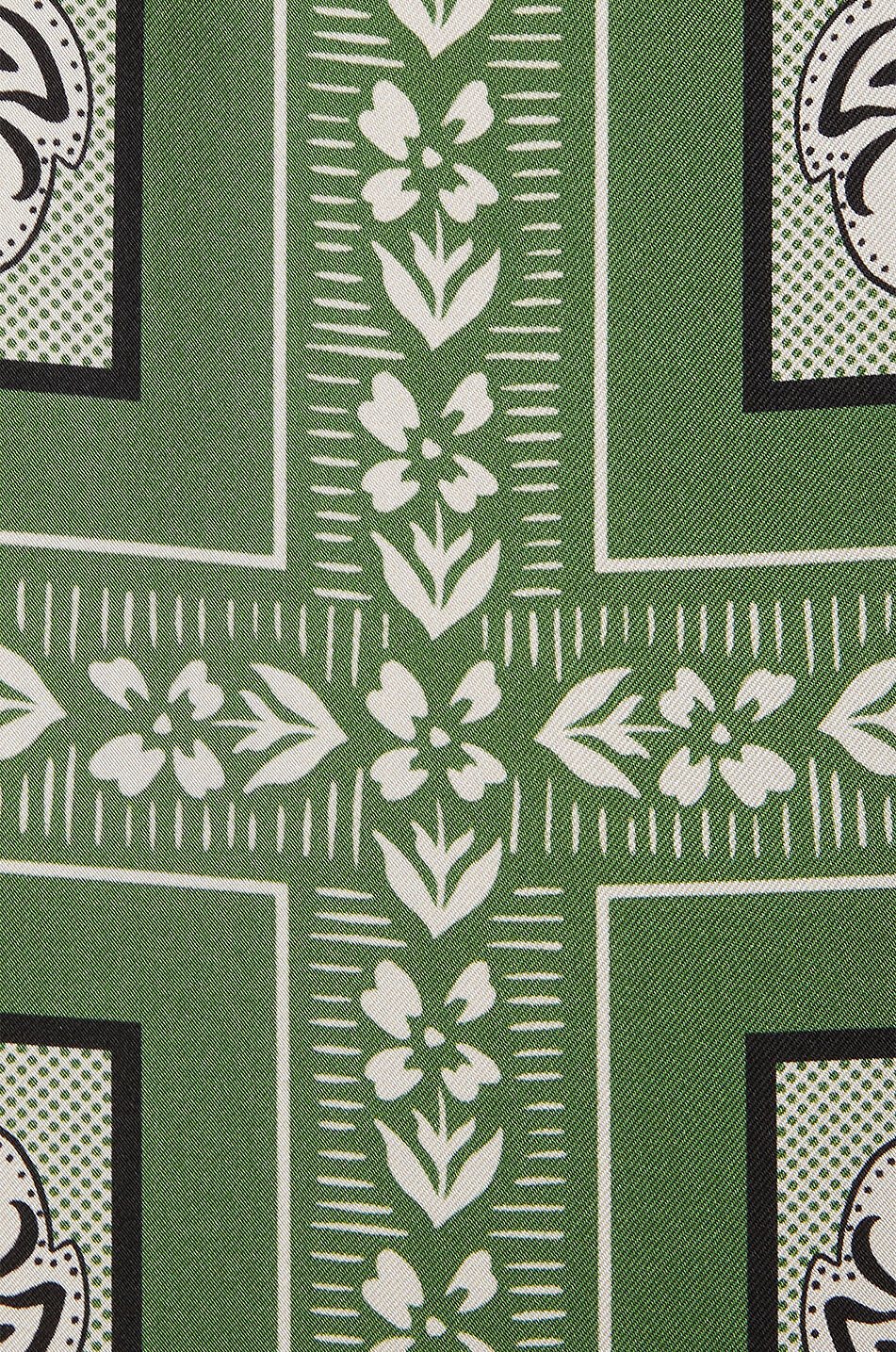 LA DOUBLEJ The Kaftan Mirage Placée silk caftan Women GREEN 3