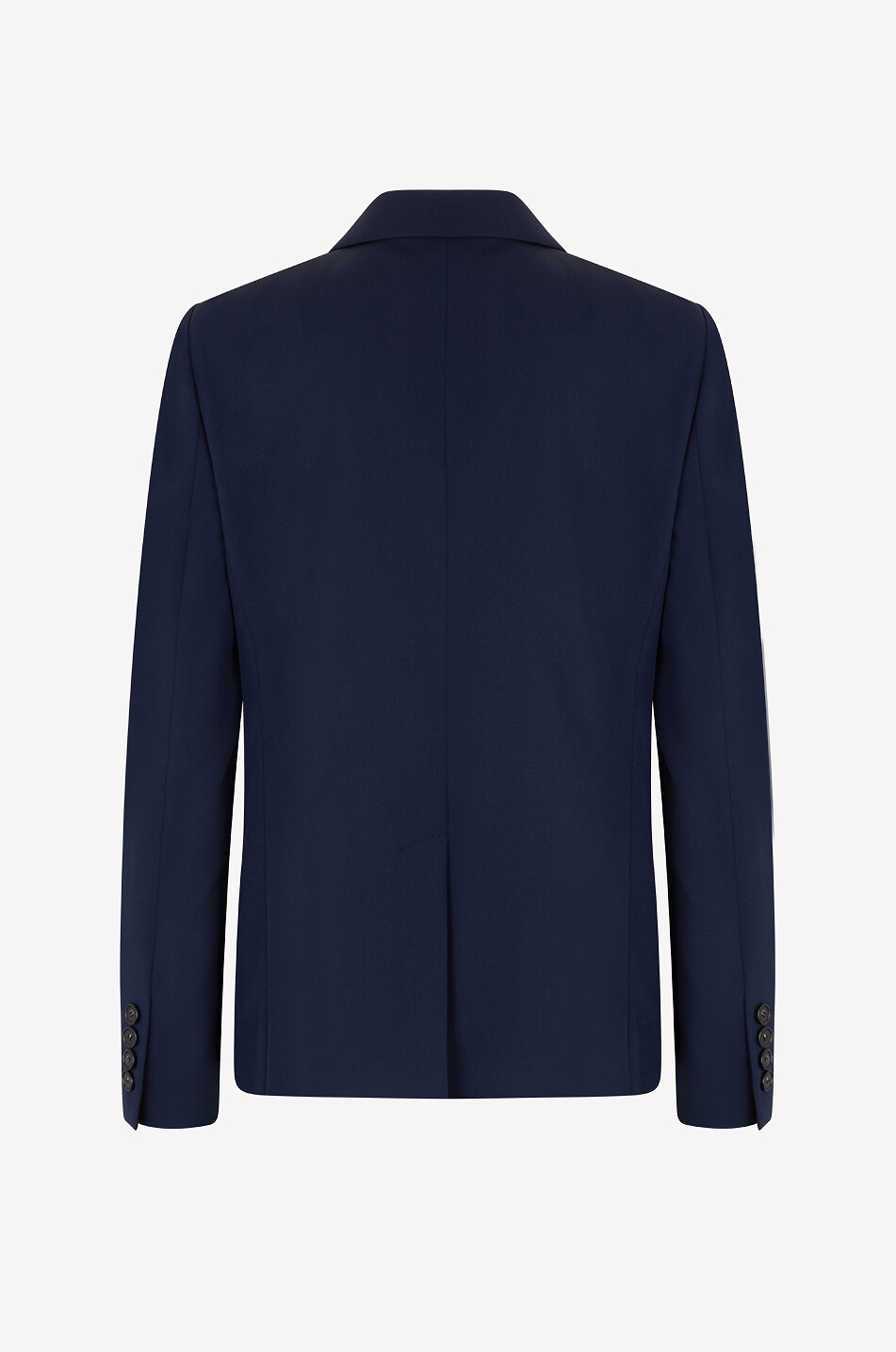 Iconic single-breasted wool stretch blazer