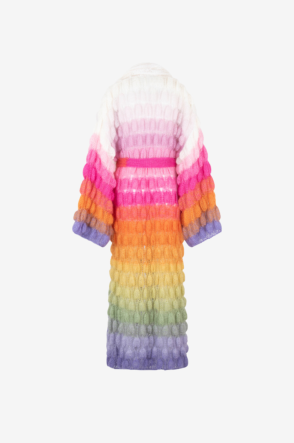 LETANNE Emma Lace multicolour mohair and silk knit coat Women MULTI COLOURED 2