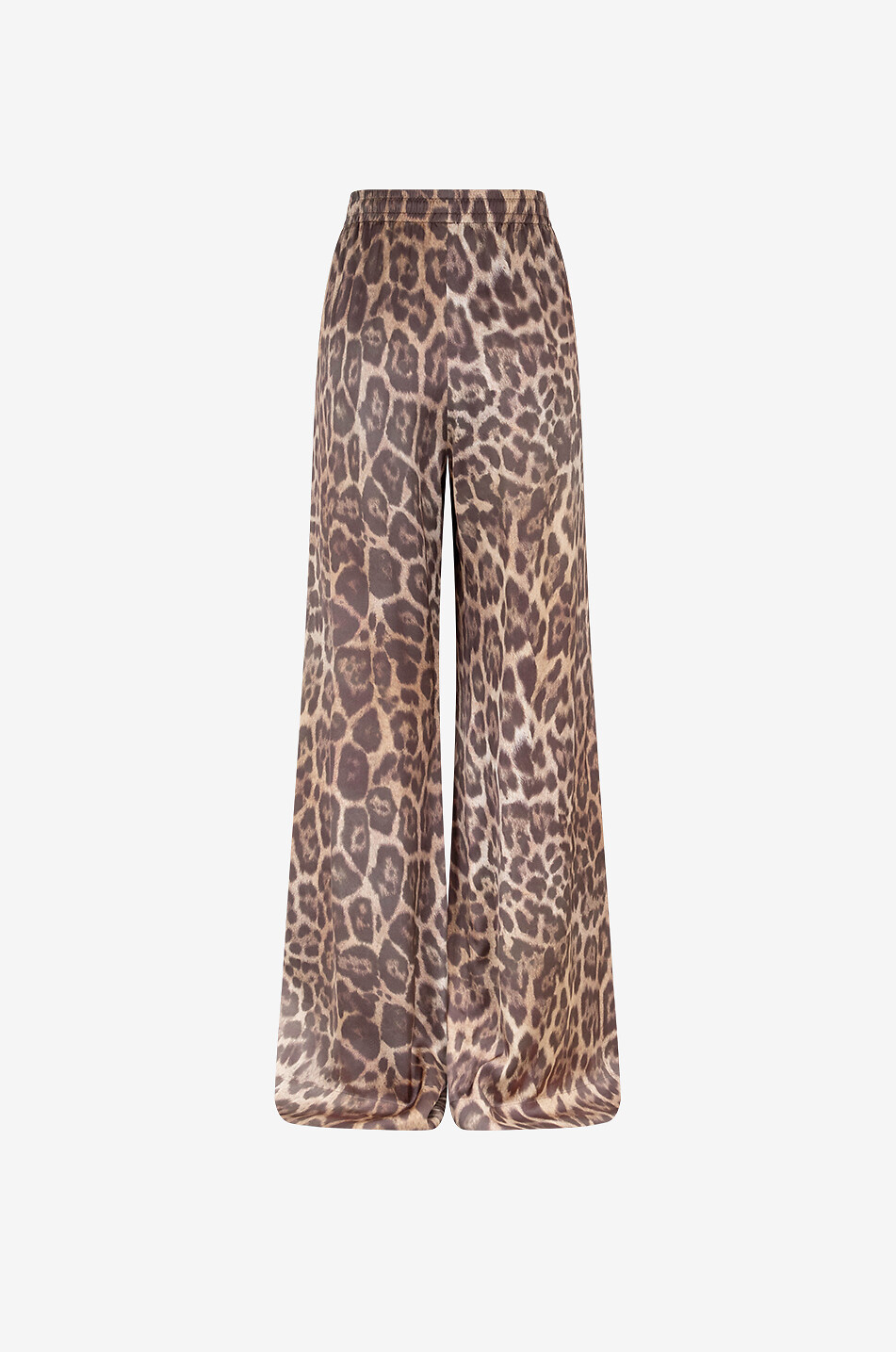 STELLA McCARTNEY Hose im Pyjama-Stil mit weitem Bein Leopard Damen BUNT 2