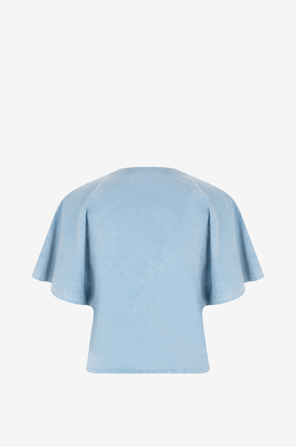 Bio-Baumwoll-T-Shirt mit Zipfeln zum Knoten Pineapple