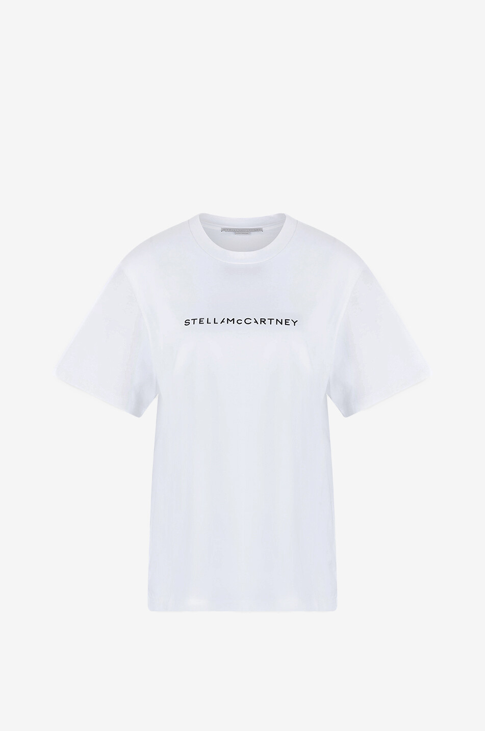 STELLA McCARTNEY Oversize-T-Shirt aus Bio-Baumwolle STELLA Logo Damen WEISS 1