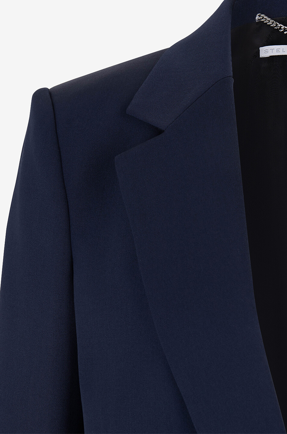 Iconic single-breasted wool stretch blazer